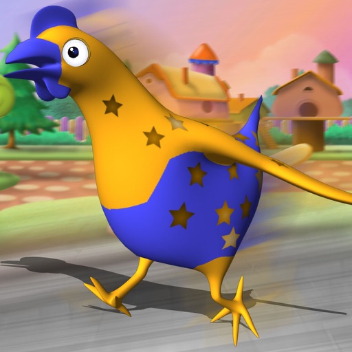 Super Chicken Run - Chicken Racing Games for Kids icon