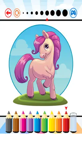 Game screenshot Pony Art Coloring Book - Activities for Kids apk