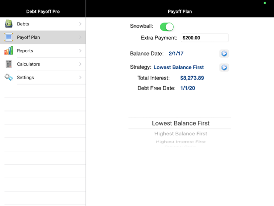 Screenshot #4 for Debt Payoff Pro