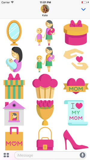 Mommoji - Mother's Day Stickers(圖4)-速報App