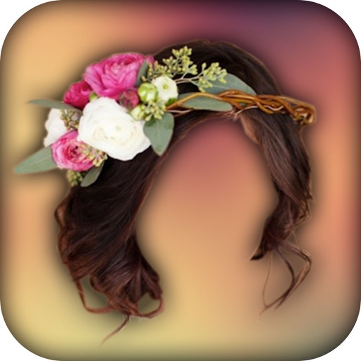 Wedding Flower Crown Hairstyle Photo Editor icon