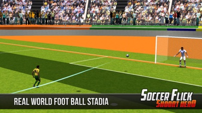 Screenshot #1 pour Héros de Shoot Flick soccer