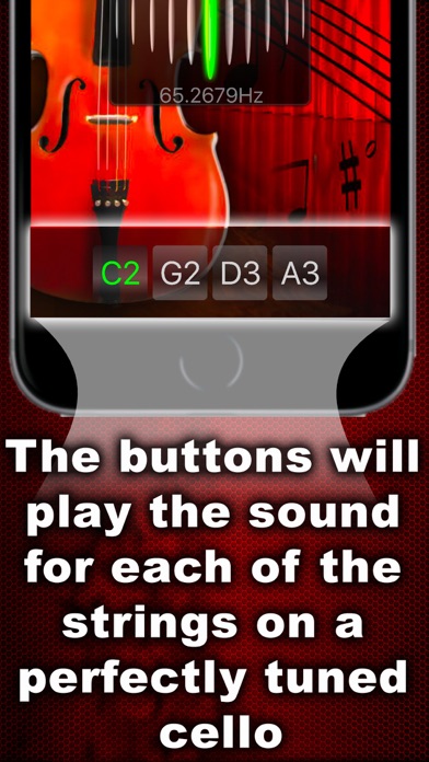 Easy Cello Tuner Screenshot 3