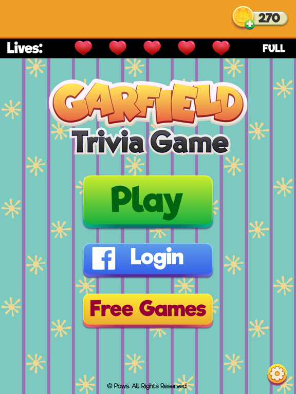 Screenshot #4 pour Garfield Trivia Free Game