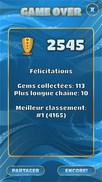Screenshot #2 pour Gem Shaker Free