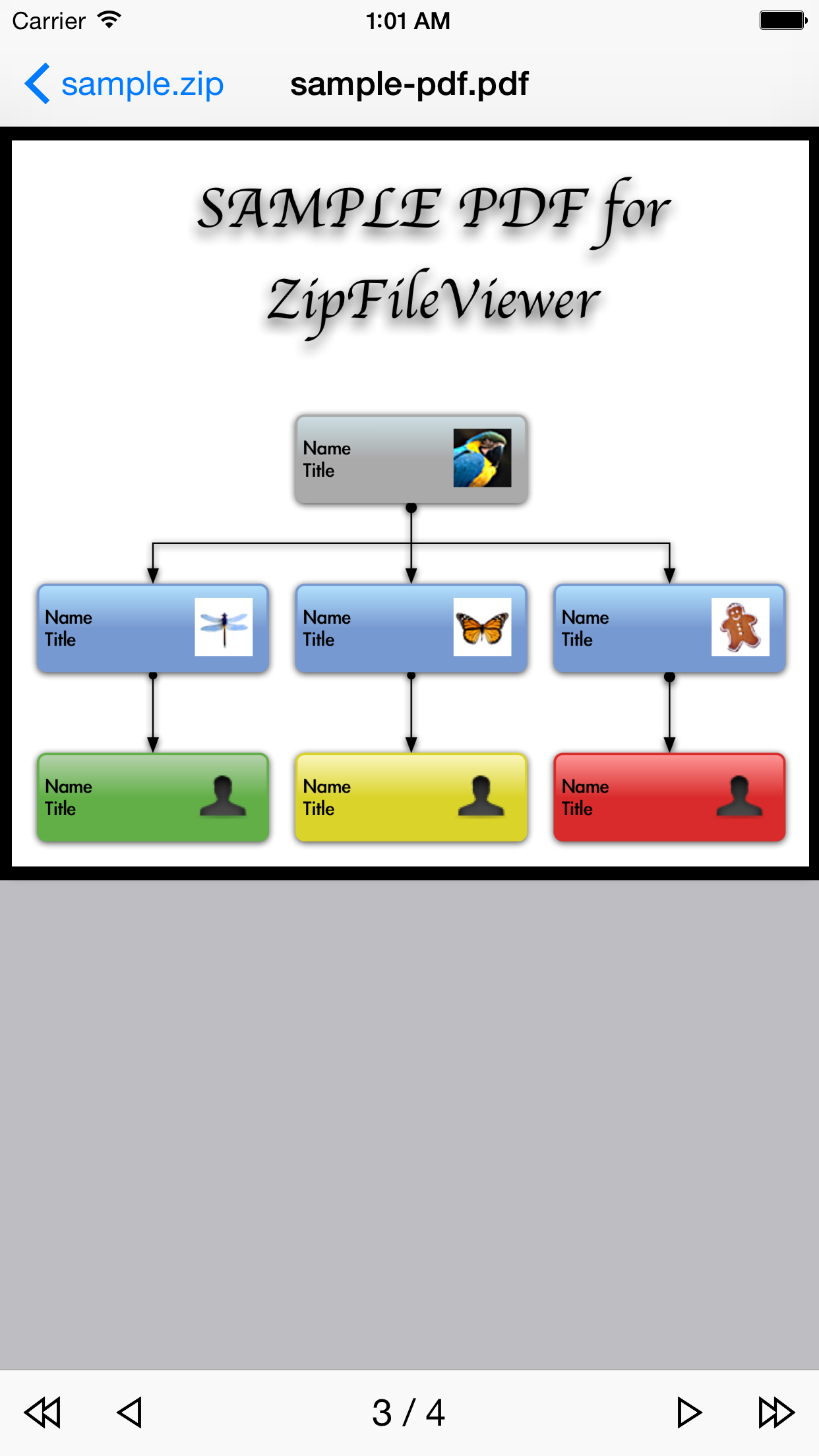 Zip File Viewer