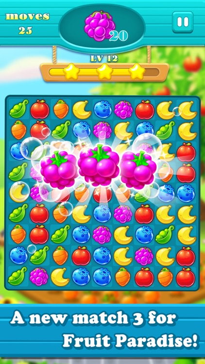 Fruit Paradise-Free Match 3 Puzzle