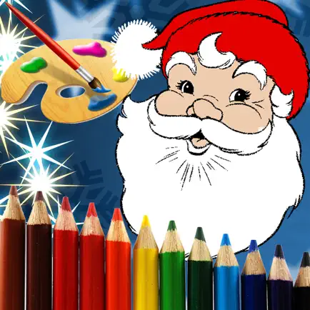 Christmas Santa Coloring Pages -Kids Coloring Book Cheats