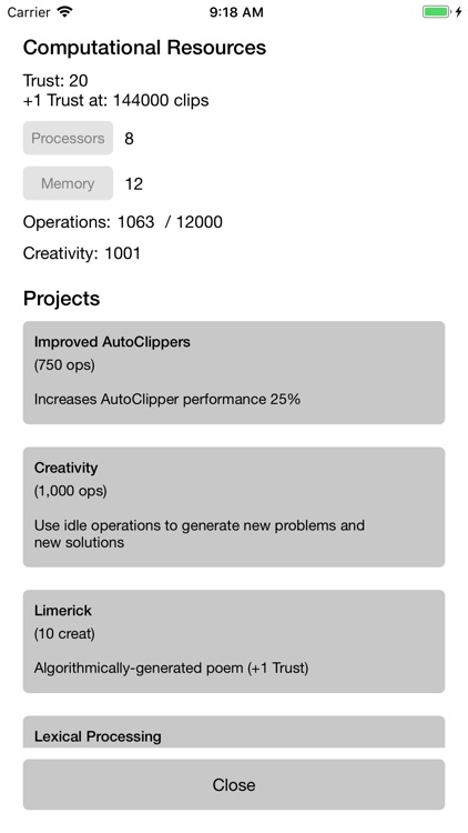 Paperclips Game Clicker