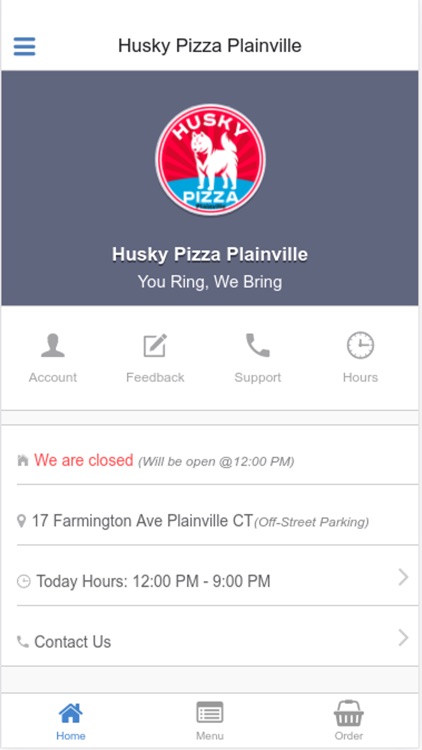 Husky Pizza Plainville
