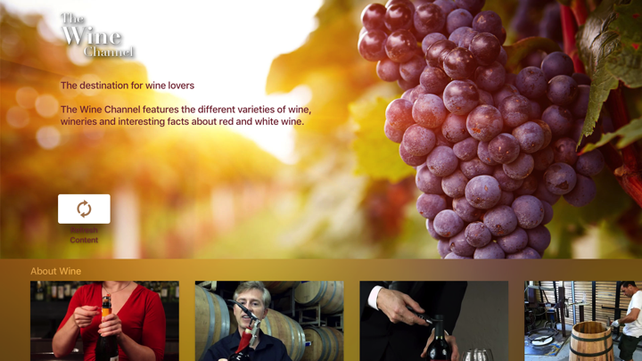 Screenshot #1 pour The Wine Channel