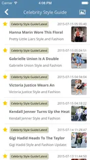 celebrity news. iPhone Captures Décran 3