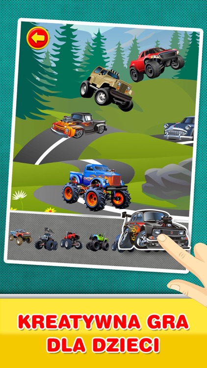 Samochody, Ciężarówki i Auta - Gra dla Dzieci
