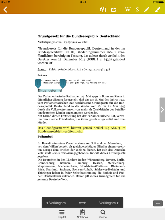 Screenshot #4 pour GG - Deutsches Grundgesetz