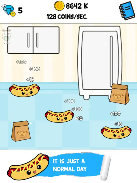 Hotdog Evolution - Food Clicker Kawaii Game