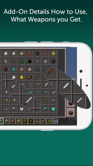 Hunter Weapons Add-On for Minecraft PE: MCPEのおすすめ画像2