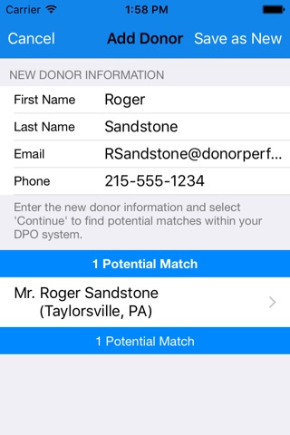 DonorPerfect Mobile screenshot 3