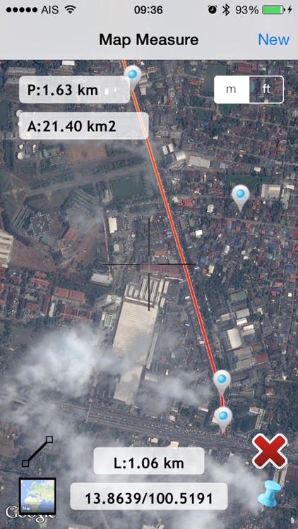 map measure planimeter : land area and distance screenshot-3