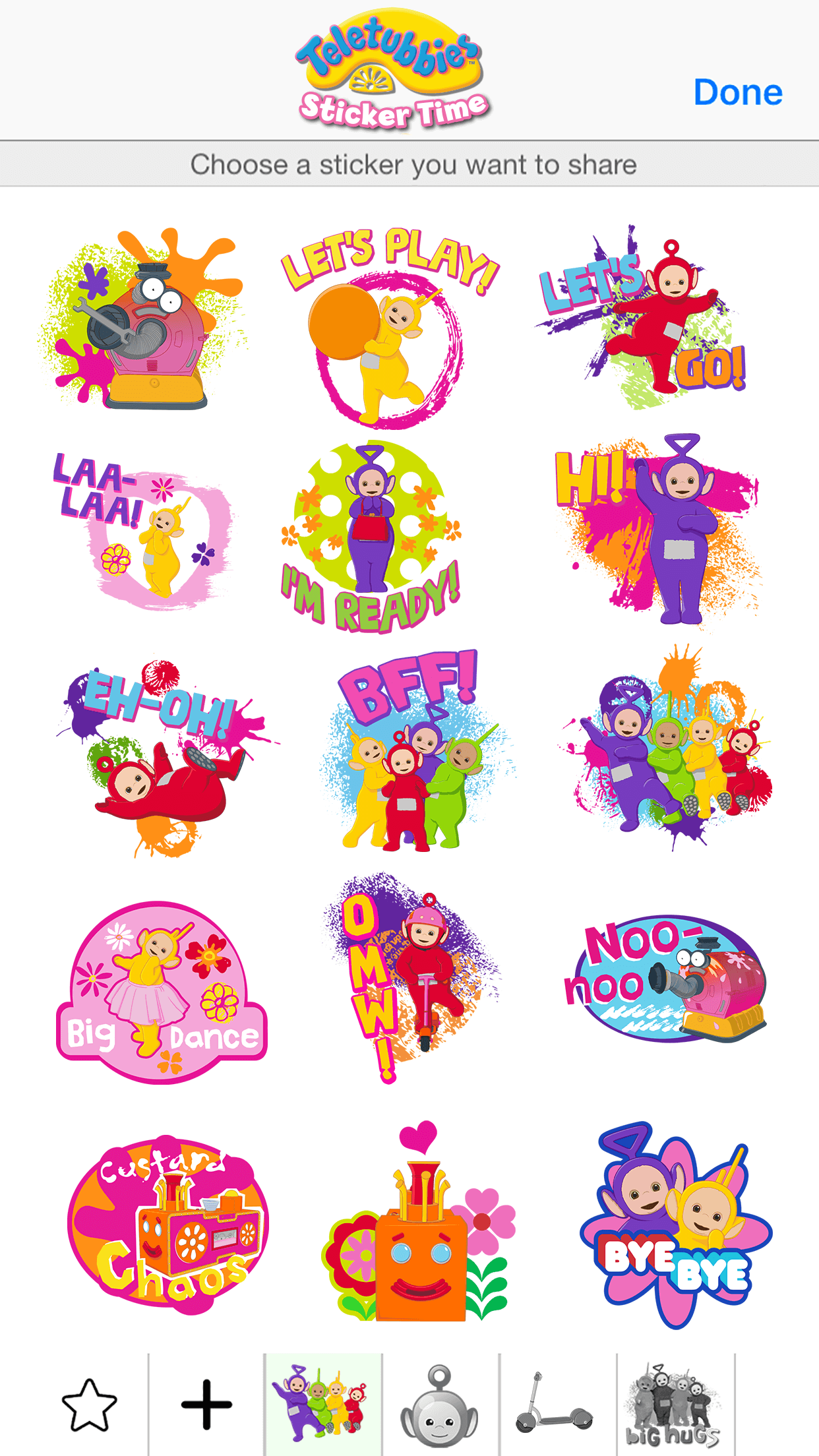 Teletubbies Sticker Time
