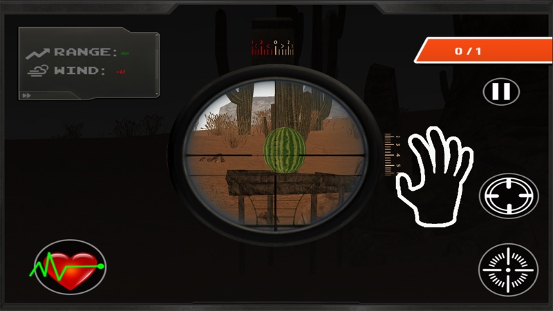 Sniper Fruit Gun Shooting:Hit Target Challenge screenshot 1