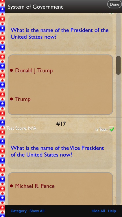 US Citizenship Test 2017 Edition Premium