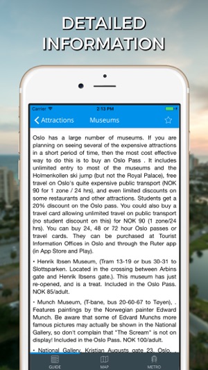 Oslo Travel Guide with Offline Street Map(圖2)-速報App