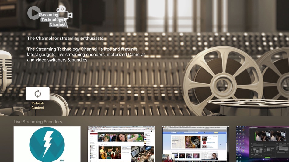 #1. The Streaming Technology Channel (iOS) 由: Cross Media Corporation