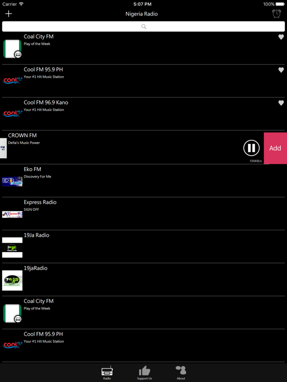 Nigerian Radio iPad screenshot