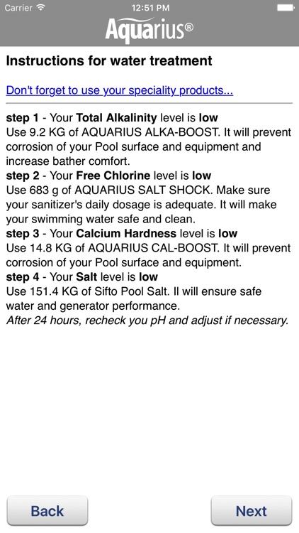 Water test Aquarius screenshot-3