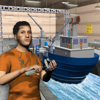 Cargo Ship Mechanic Simulator 3D Workshop Garage