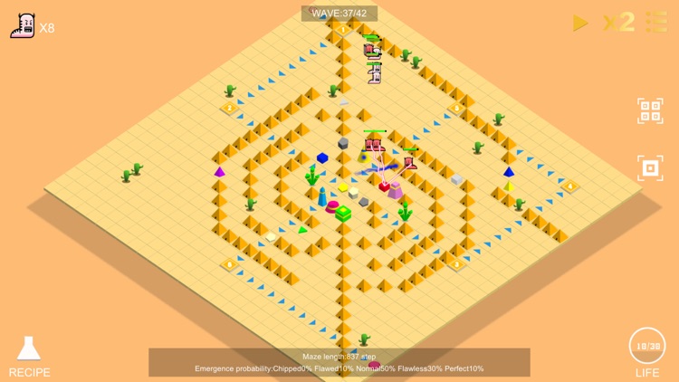 Gem Defense - Labyrinth tower defense