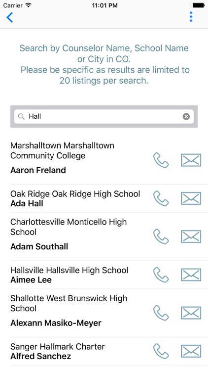 School Counselor Directory screenshot-3