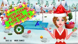 Game screenshot уборка отеля Игры для девочек - Рождественская игр apk