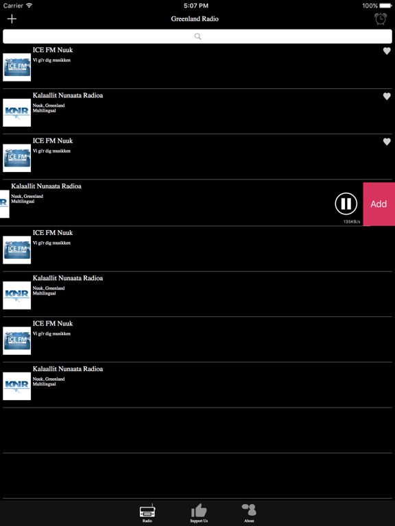 Greenland Radio iPad screenshot 4 - Entertainment app
