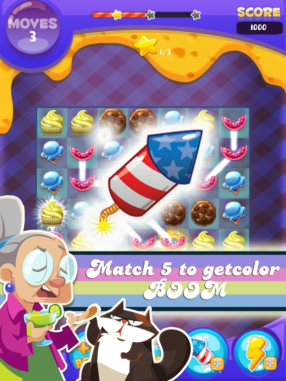 Screenshot #2 for Cake Crush - Match 3 Game