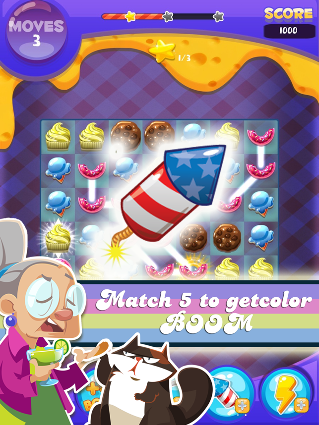 ‎Cake Crush - Match 3 Game Screenshot