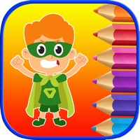 Superhero Coloring Book Pages - Learn to Painting