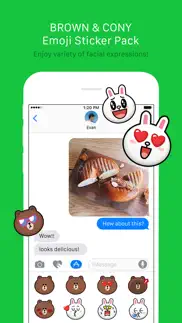 How to cancel & delete brown & cony emoji stickers - line friends 1