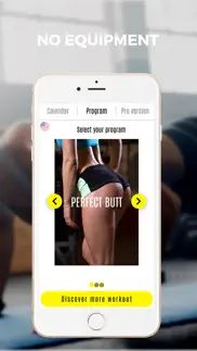 butt & leg 101 fitness - free workout trainer iphone screenshot 2
