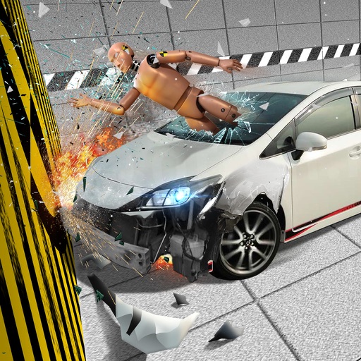 VR Car Crash Test 3D Simulator Icon