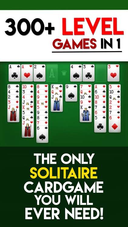 Solitaire 300+ Classic Spades Card Games
