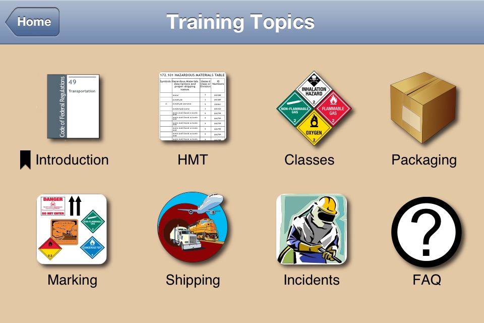 Hazmat Training General Awareness/Familiarization screenshot 2