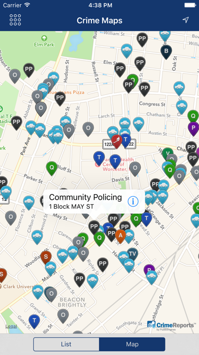 Screenshot #2 pour Worcester PD Mobile