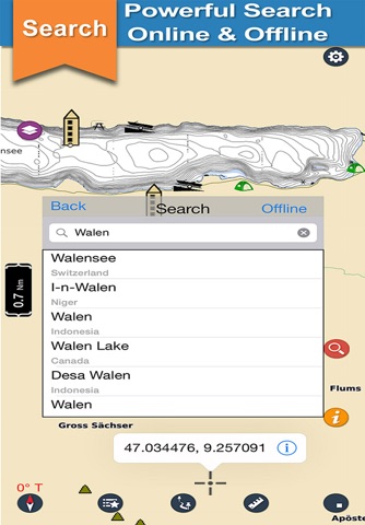 Walen Lake GPS offline nautical charts for boaters screenshot 4