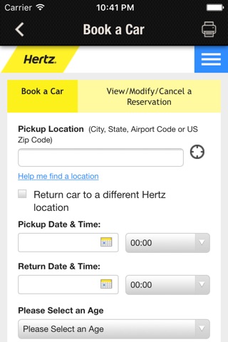 Hertz Singapore screenshot 3