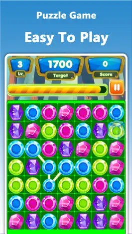 Game screenshot Драгоценные камни тире match3 - Fun Puzzle World hack