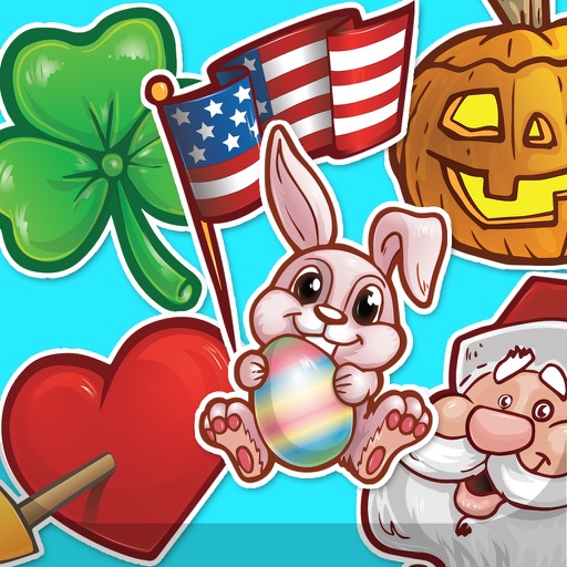 HOLIDAYJI - All Holidays Emoji In One Sticker App icon