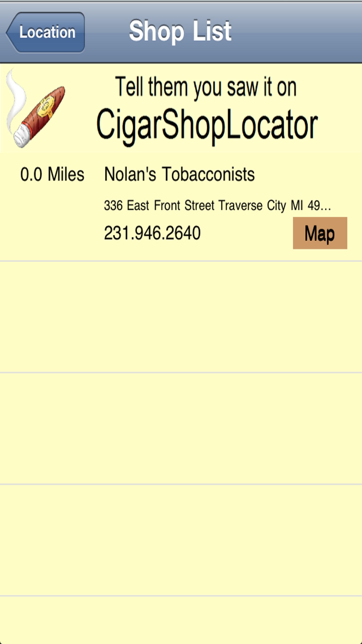 CigarShopLocator