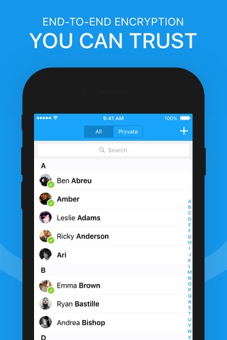 Pryvate Messenger screenshot 3