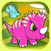 恐竜 一致 3 パズル -  ディーノ ドラッグ ドロップ ライン ゲーム - iPadアプリ